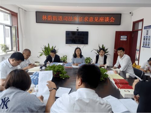 林荫街道司法所召开征求意见座谈会 为 强服务 埋下伏笔